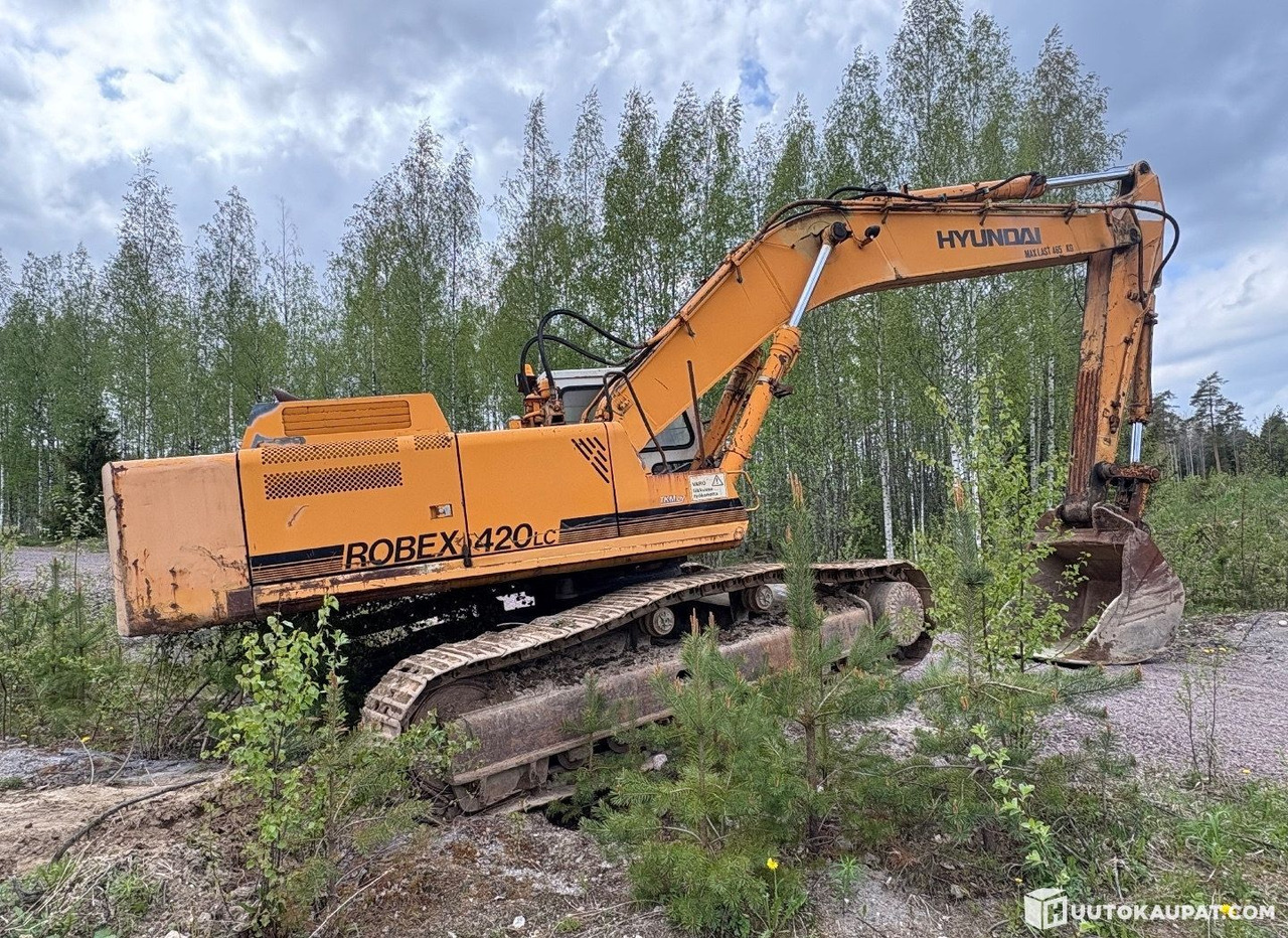 Hyundai Robex 420 LC, crawler excavator, 1995, Mäntsälä - Excavadora de cadenas: foto 3 Hyundai Robex 420 LC, crawler excavator, 1995, Mäntsälä - Excavadora de cadenas: foto 3