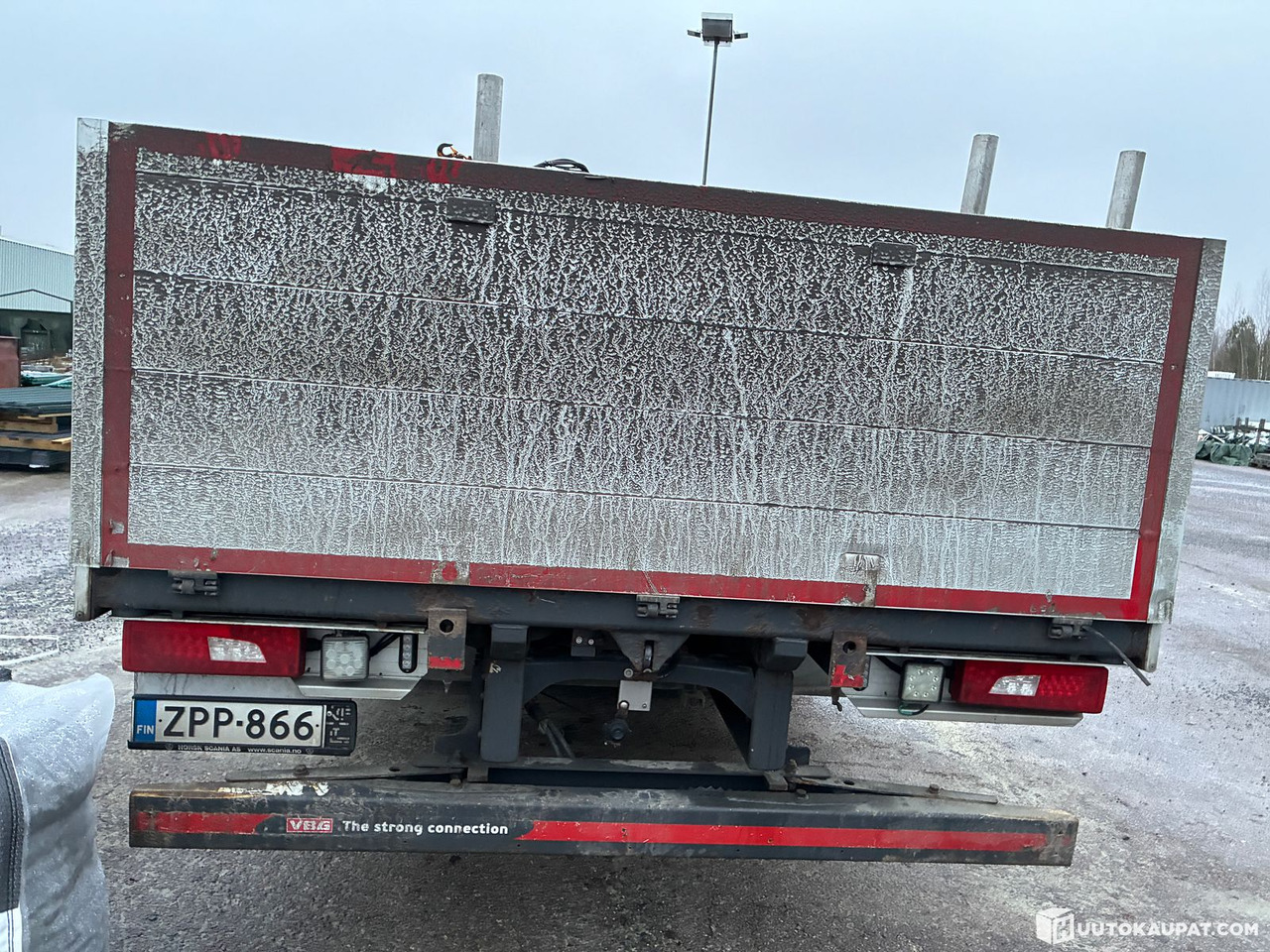 Camión caja abierta, Camión grúa Scania P320, 2016 truck + Hiab crane, Tampere: foto 8