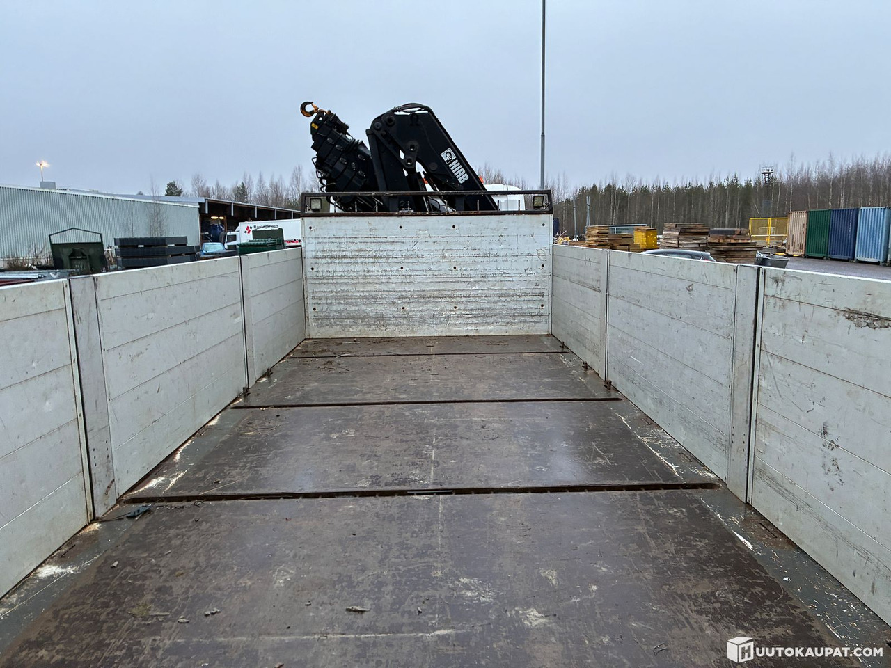 Camión caja abierta, Camión grúa Scania P320, 2016 truck + Hiab crane, Tampere: foto 10