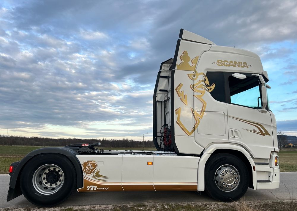 Cabeza tractora Scania R500 FULL AIR 2019 10x poduszki KLIMA POSTOJOWA / RETARDER / FULL SPOJLER / TOP STAN / od jedynego właściciela ! HYDRAULIKA spod beczki spożywczej ! / do wywrotu ruchomej podłogi beczki TOP TOP: foto 33