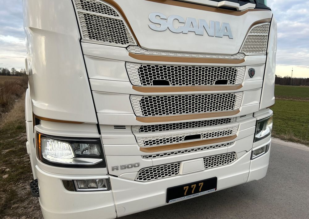 Cabeza tractora Scania R500 FULL AIR 2019 10x poduszki KLIMA POSTOJOWA / RETARDER / FULL SPOJLER / TOP STAN / od jedynego właściciela ! HYDRAULIKA spod beczki spożywczej ! / do wywrotu ruchomej podłogi beczki TOP TOP: foto 29