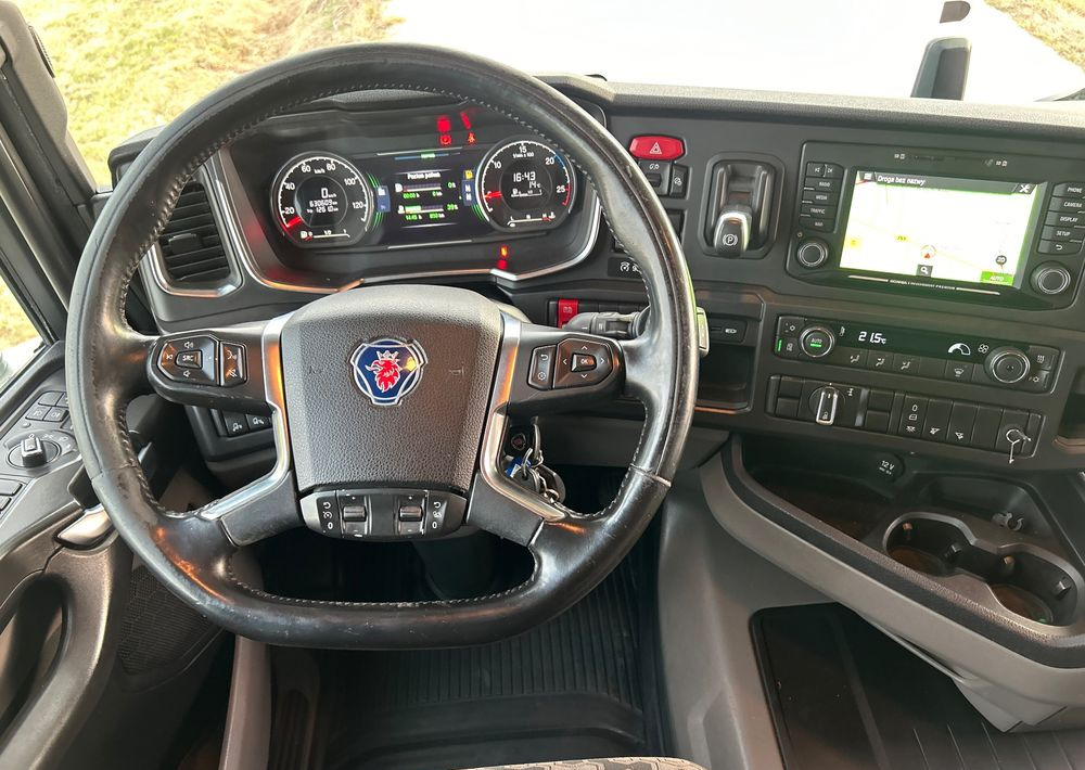Cabeza tractora Scania R500 FULL AIR 2019 10x poduszki KLIMA POSTOJOWA / RETARDER / FULL SPOJLER / TOP STAN / od jedynego właściciela ! HYDRAULIKA spod beczki spożywczej ! / do wywrotu ruchomej podłogi beczki TOP TOP: foto 25