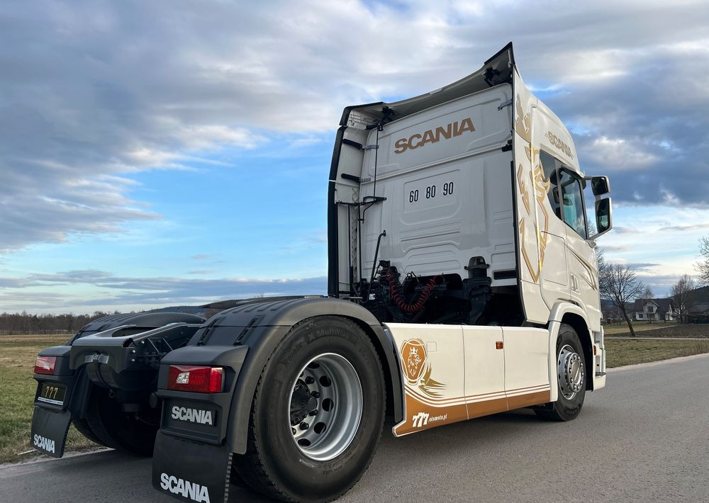 Cabeza tractora Scania R500 FULL AIR 2019 10x poduszki KLIMA POSTOJOWA / RETARDER / FULL SPOJLER / TOP STAN / od jedynego właściciela ! HYDRAULIKA spod beczki spożywczej ! / do wywrotu ruchomej podłogi beczki TOP TOP: foto 14