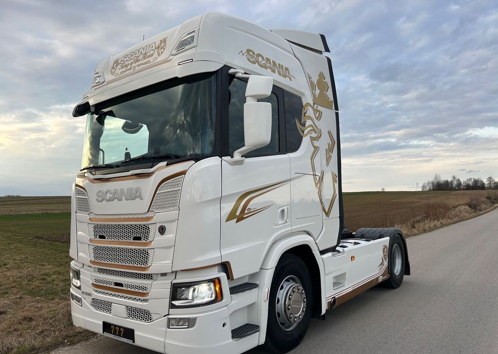 Cabeza tractora Scania R500 FULL AIR 2019 10x poduszki KLIMA POSTOJOWA / RETARDER / FULL SPOJLER / TOP STAN / od jedynego właściciela ! HYDRAULIKA spod beczki spożywczej ! / do wywrotu ruchomej podłogi beczki TOP TOP: foto 28