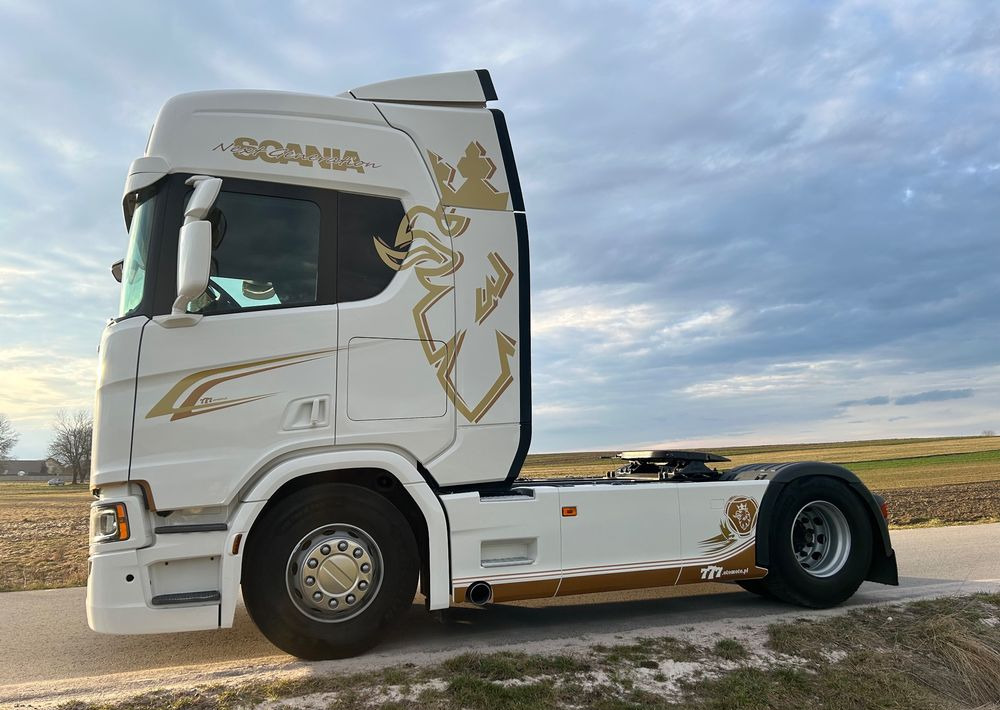 Cabeza tractora Scania R500 FULL AIR 2019 10x poduszki KLIMA POSTOJOWA / RETARDER / FULL SPOJLER / TOP STAN / od jedynego właściciela ! HYDRAULIKA spod beczki spożywczej ! / do wywrotu ruchomej podłogi beczki TOP TOP: foto 6