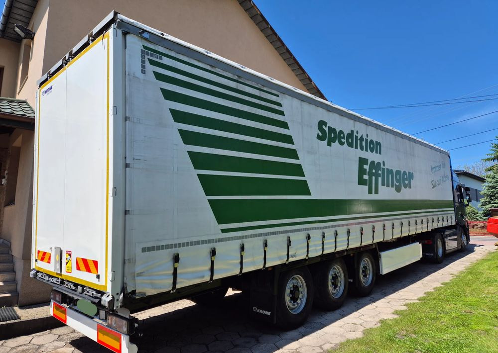 Krone BURTOWA BUDOWLANA VARIOS PÓŁMEGA 385/55 z Niemiec / ALUFELGI / stan bardzo dobry / PODNOSZONA OŚ I DACH / BPW firanka burto-firanka firana burtówka burto firanka - Semirremolque lona: foto 1 Krone BURTOWA BUDOWLANA VARIOS PÓŁMEGA 385/55 z Niemiec / ALUFELGI / stan bardzo dobry / PODNOSZONA OŚ I DACH / BPW firanka burto-firanka firana burtówka burto firanka - Semirremolque lona: foto 1