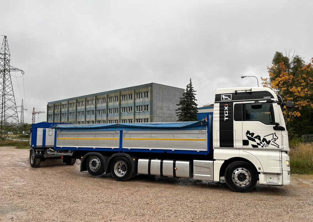 MAN TGX Tandem 1m burty TOP KOMPLET / ALUFELGI / zarejestrowany gotowy do pracy / przyczepa 18t / FULL OPCJA / 26.420 26.460 26.500 26.400 26.440 26.480 26.510 460 500 - Otros maquinaria: foto 2 MAN TGX Tandem 1m burty TOP KOMPLET / ALUFELGI / zarejestrowany gotowy do pracy / przyczepa 18t / FULL OPCJA / 26.420 26.460 26.500 26.400 26.440 26.480 26.510 460 500 - Otros maquinaria: foto 2