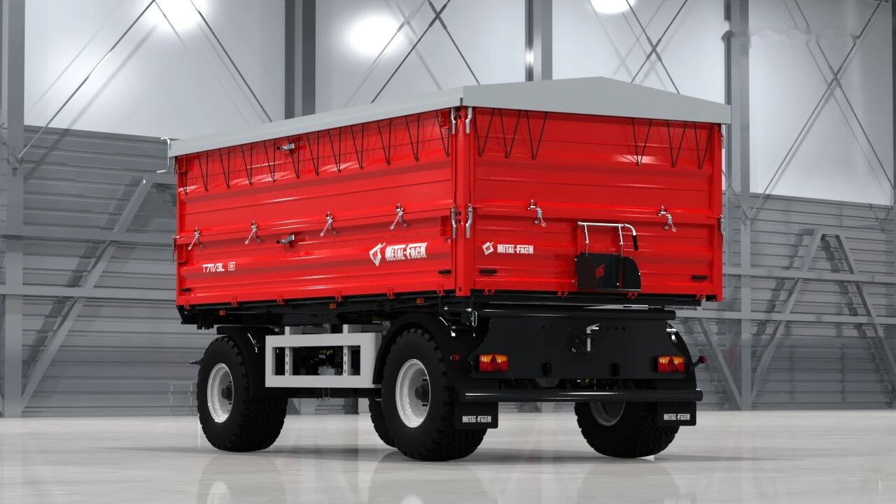 Metal-Fach T711/3L – 12t Long dwuosiowa - Remolque agrícola: foto 1 Metal-Fach T711/3L – 12t Long dwuosiowa - Remolque agrícola: foto 1