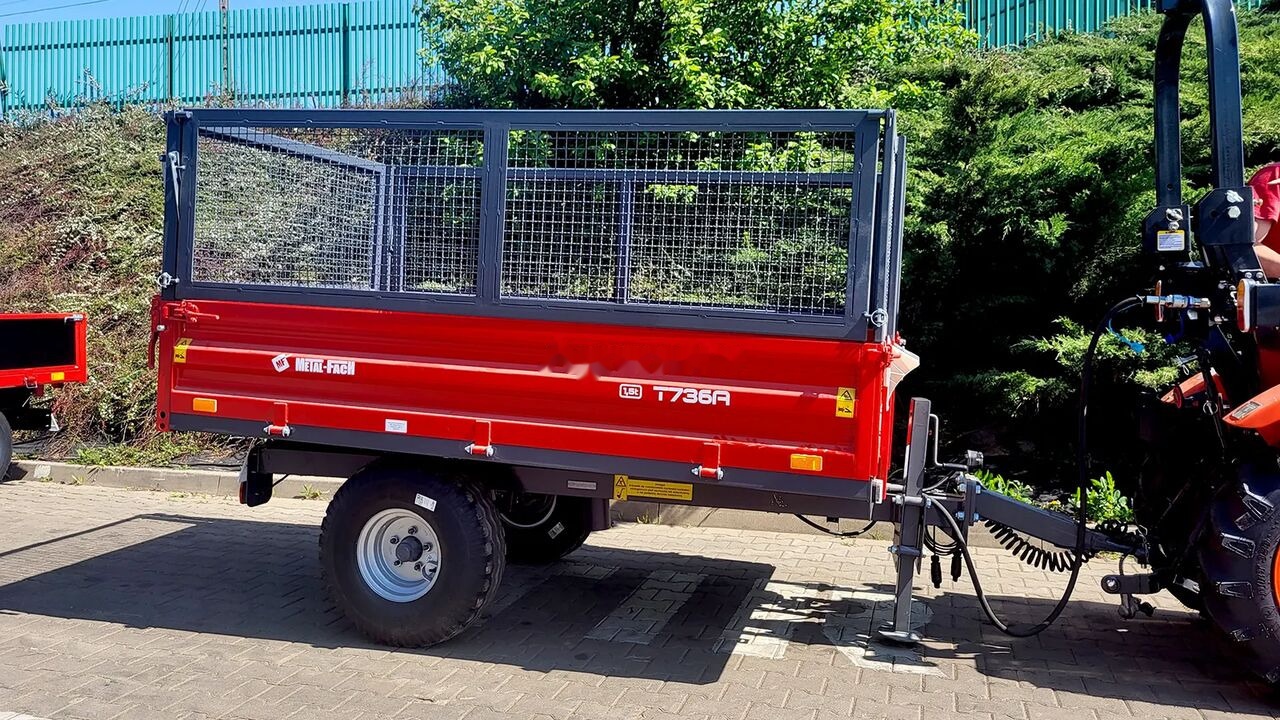 Metal-Fach T736A/1 - 1,5t - Remolque volquete agrícola: foto 2 Metal-Fach T736A/1 - 1,5t - Remolque volquete agrícola: foto 2