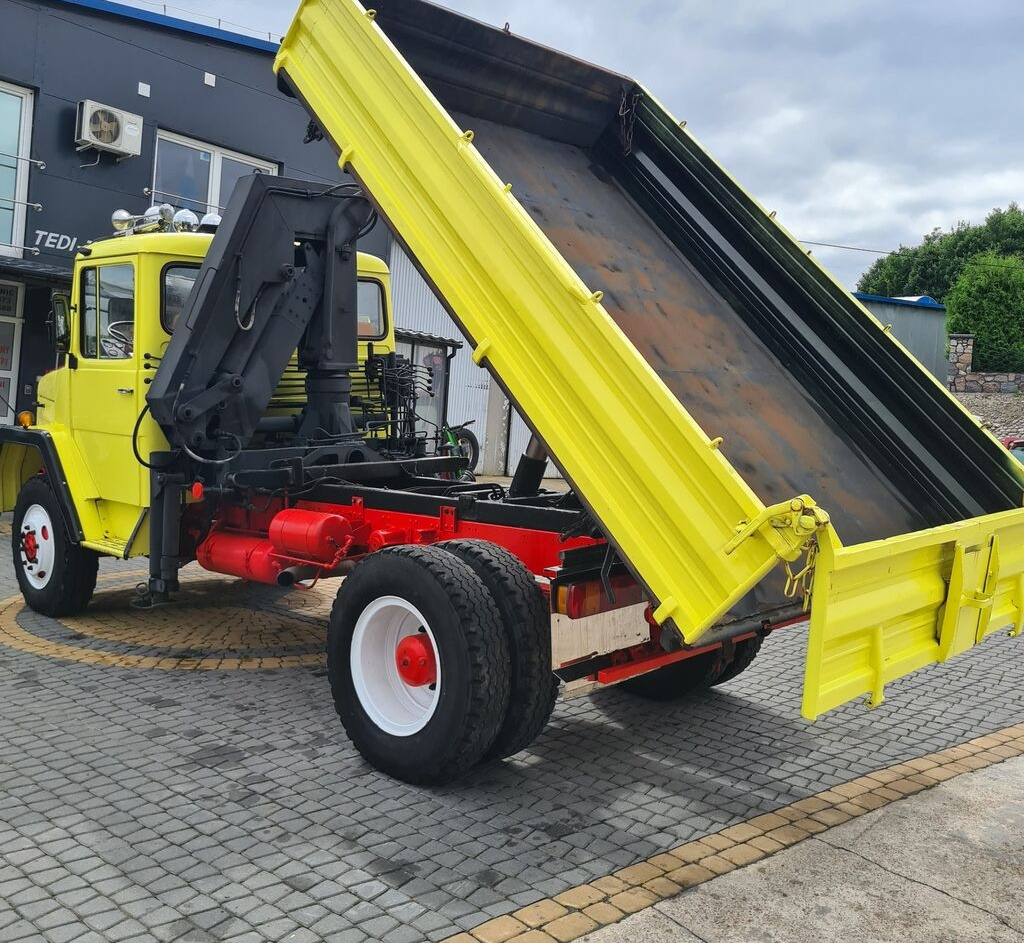 Camión volquete, Camión grúa IVECO MAGIRUS STRALIS kiper 4x4 + HDS: foto 11
