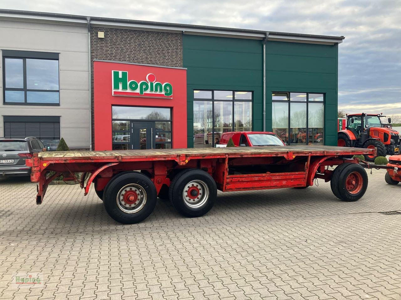 IWT Lübeck Plattformanhänger - Remolque plataforma agrícola: foto 1 IWT Lübeck Plattformanhänger - Remolque plataforma agrícola: foto 1