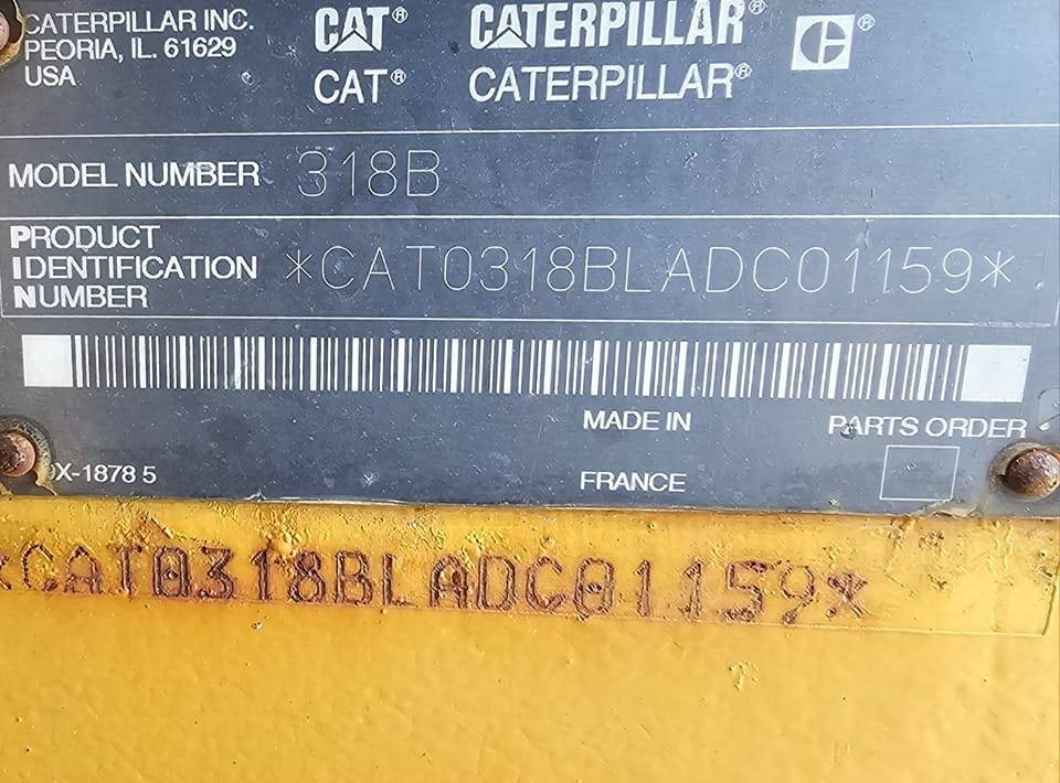 CAT 318 B L - Excavadora de cadenas: foto 1 CAT 318 B L - Excavadora de cadenas: foto 1