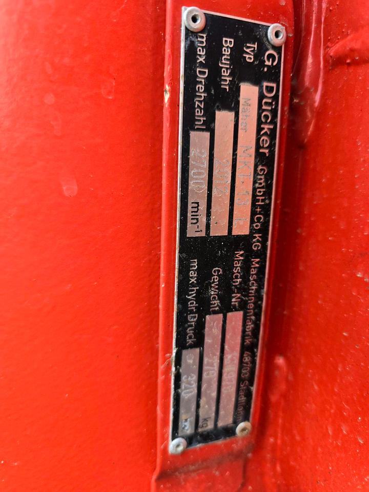Dücker MKT 13 Mulchkopf Mähkopf Auslegemäher Böschungsmäher Böschungsmulcher UNA 500 600 Mähtronic - Desbrozadora de brazo: foto 5 Dücker MKT 13 Mulchkopf Mähkopf Auslegemäher Böschungsmäher Böschungsmulcher UNA 500 600 Mähtronic - Desbrozadora de brazo: foto 5