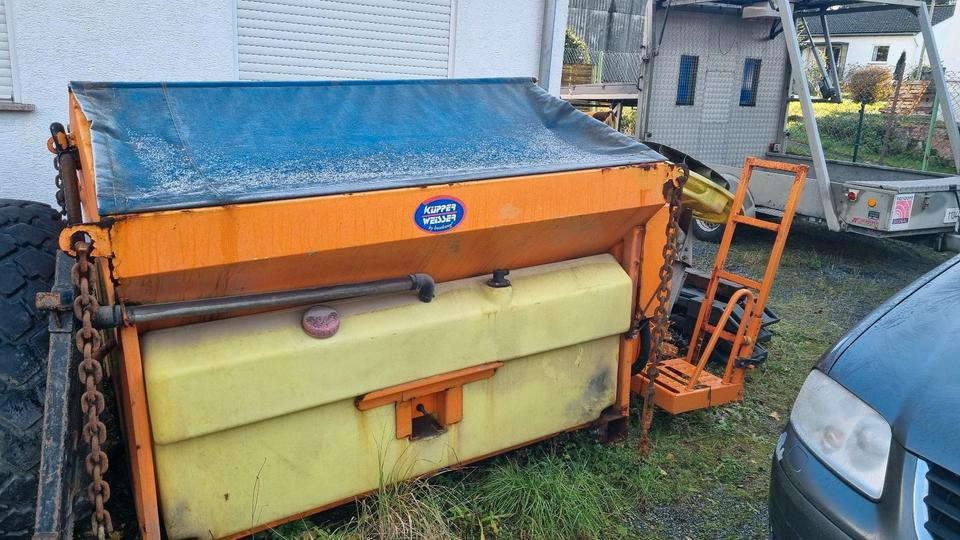 Küpper Weisser Salzstreuer Salzsilo FS 30 Winterdienst Schmidt für Unimog - Esparcidor de sal: foto 1 Küpper Weisser Salzstreuer Salzsilo FS 30 Winterdienst Schmidt für Unimog - Esparcidor de sal: foto 1