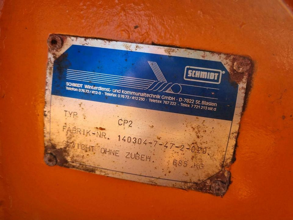 Schmidt CP2 Schneepflug Schneeschild Winterdienst Unimog - Cuchilla quitanieves: foto 3 Schmidt CP2 Schneepflug Schneeschild Winterdienst Unimog - Cuchilla quitanieves: foto 3