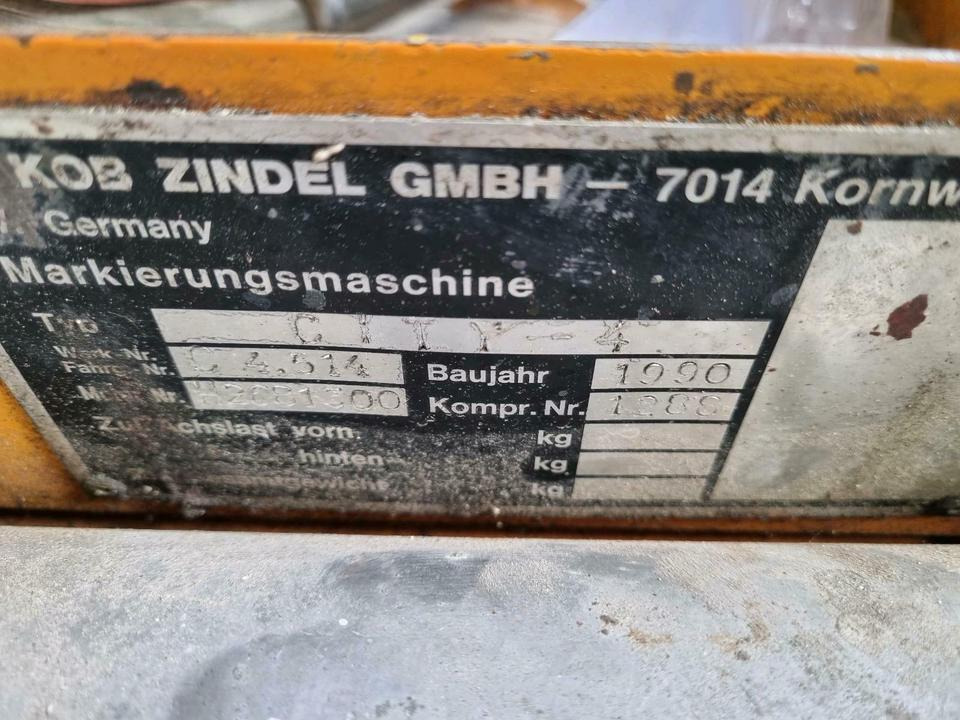 Zindel City Markierungsmaschine Strassenmarkierumg - Construcción de carreteras: foto 5 Zindel City Markierungsmaschine Strassenmarkierumg - Construcción de carreteras: foto 5