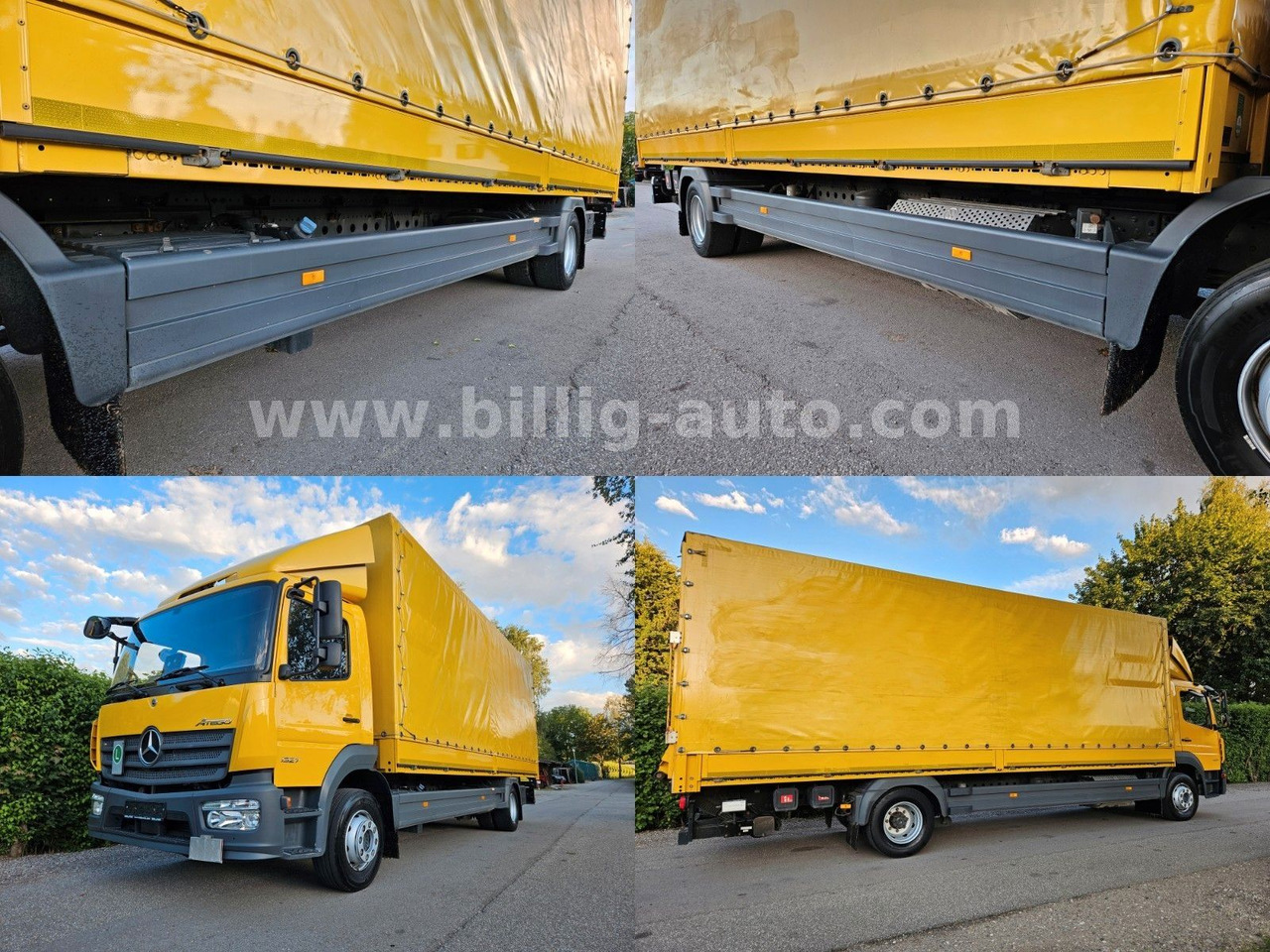 Camión lona Mercedes-Benz Atego 1327 L * BREMS/SPUR-ASS*DIFF.*LBW*AHK*7.2m: foto 19