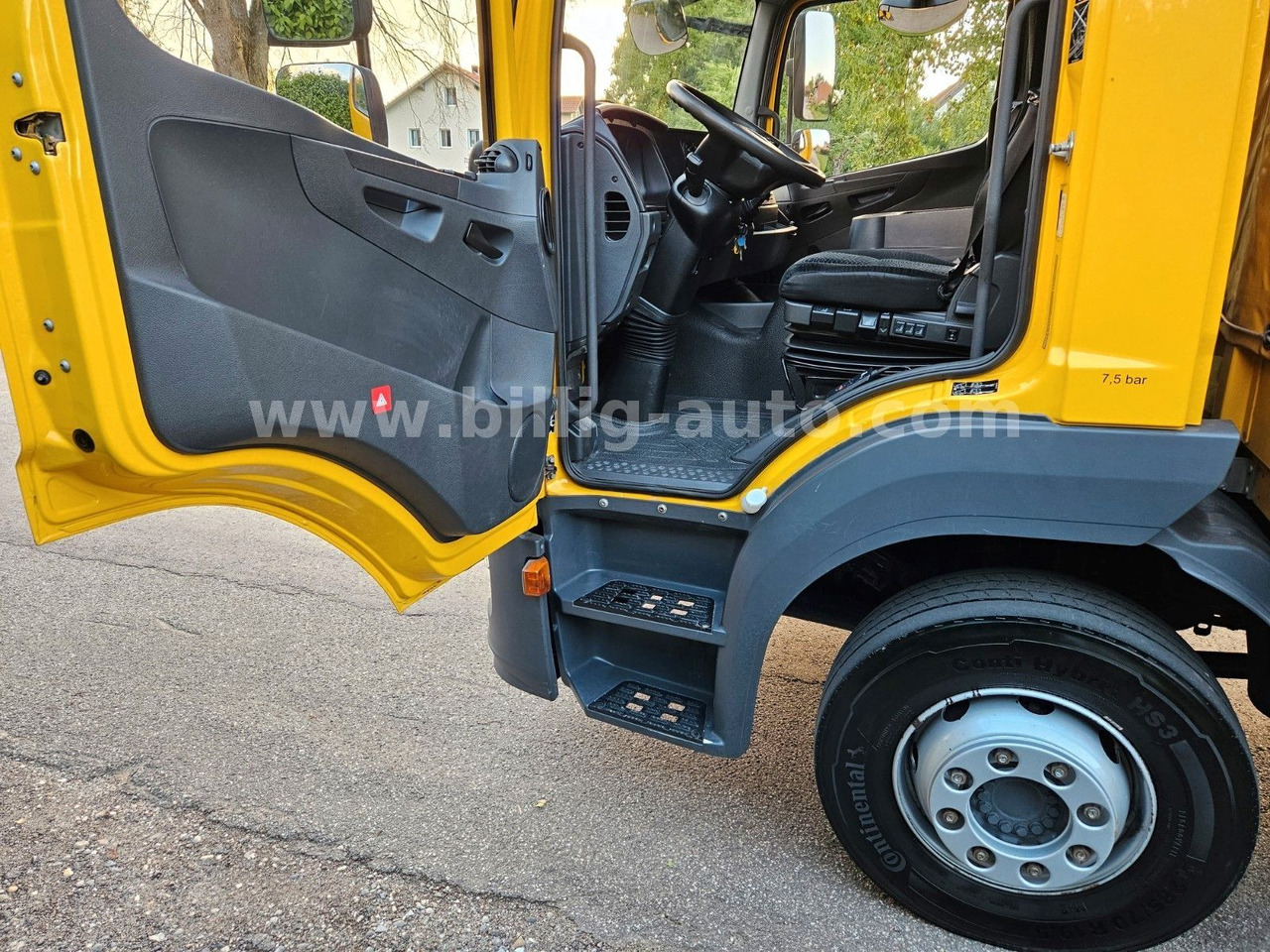 Camión lona Mercedes-Benz Atego 1327 L * BREMS/SPUR-ASS*DIFF.*LBW*AHK*7.2m: foto 7