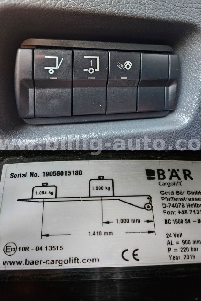 Camión lona Mercedes-Benz Atego 1327 L * BREMS/SPUR-ASS*DIFF.*LBW*AHK*7.2m: foto 14