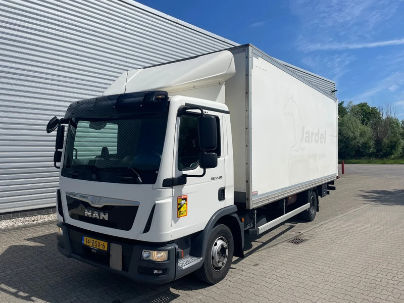 MAN TGL 12.180 / DHOLLANDIA 1500 KG LAADKLEP / APK - TUV MEI 2025 / - Camión caja cerrada: foto 1 MAN TGL 12.180 / DHOLLANDIA 1500 KG LAADKLEP / APK - TUV MEI 2025 / - Camión caja cerrada: foto 1