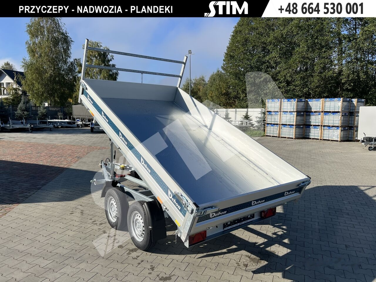 Remolque volquete nuevo Cheval Liberté Debon, Wywrotka tórjstrona, Elektryczne sterowanie, Debon: foto 20
