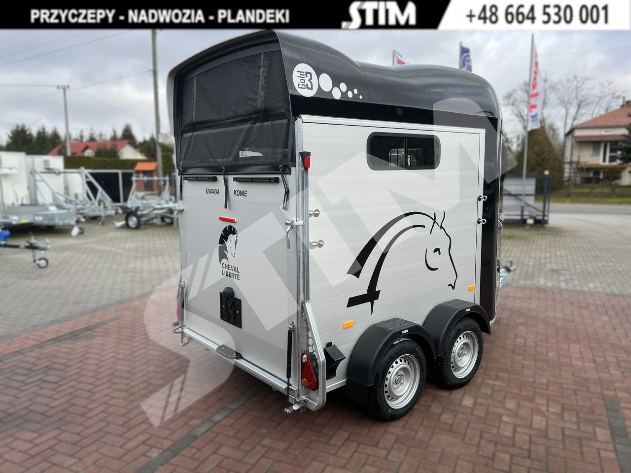 Cheval Liberté GOLD III + siodlarnia - Remolque para caballos: foto 2 Cheval Liberté GOLD III + siodlarnia - Remolque para caballos: foto 2