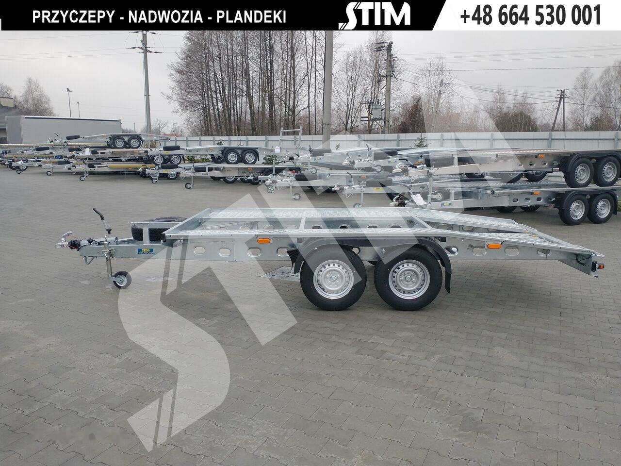 Remolque portavehículos nuevo Stim L22/PP-TS/40-27S: foto 12