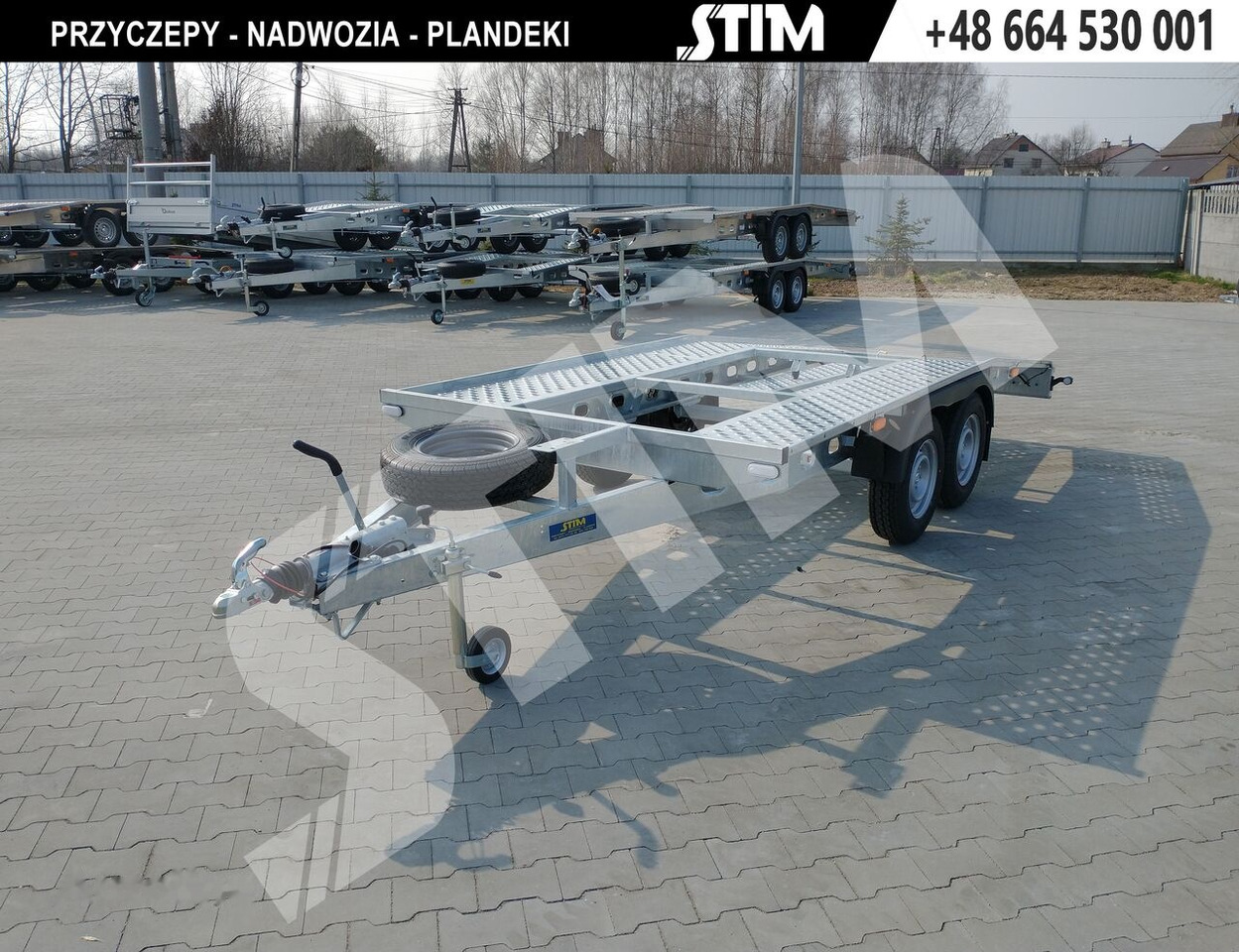 Remolque portavehículos nuevo Stim L22/PP-TS/40-27S: foto 8