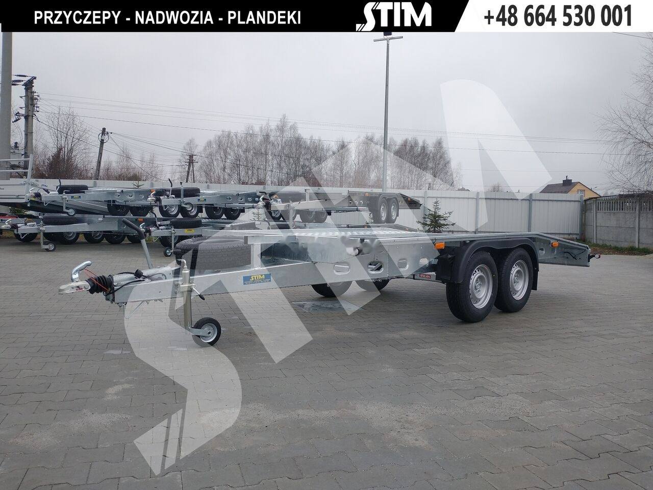 Remolque portavehículos nuevo Stim L22/PP-TS/40-27S: foto 14