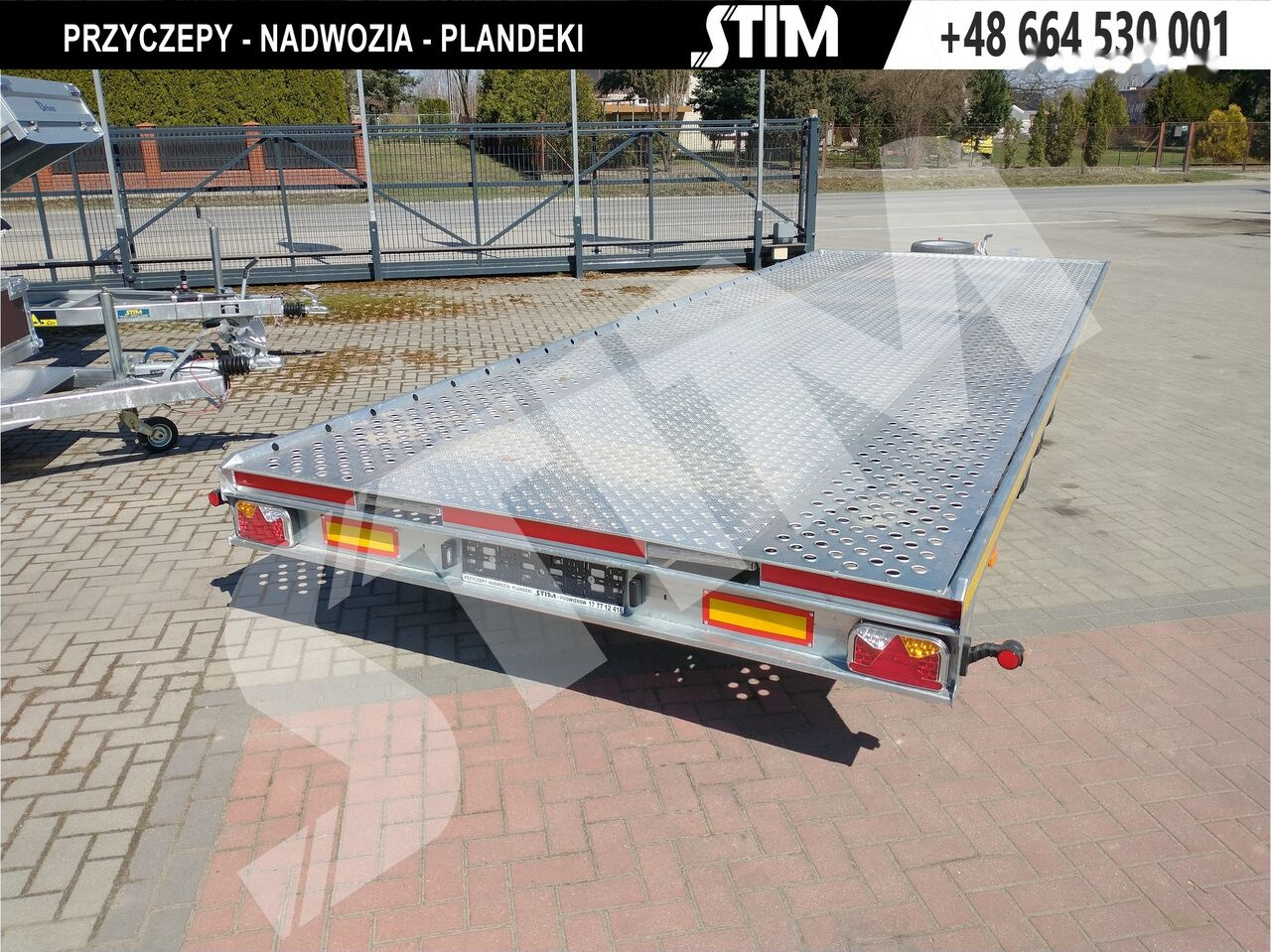 Stim L23/PP-TP/65-35S, wypełnienie środka, szerokość 230cm - Remolque portavehículos: foto 1 Stim L23/PP-TP/65-35S, wypełnienie środka, szerokość 230cm - Remolque portavehículos: foto 1