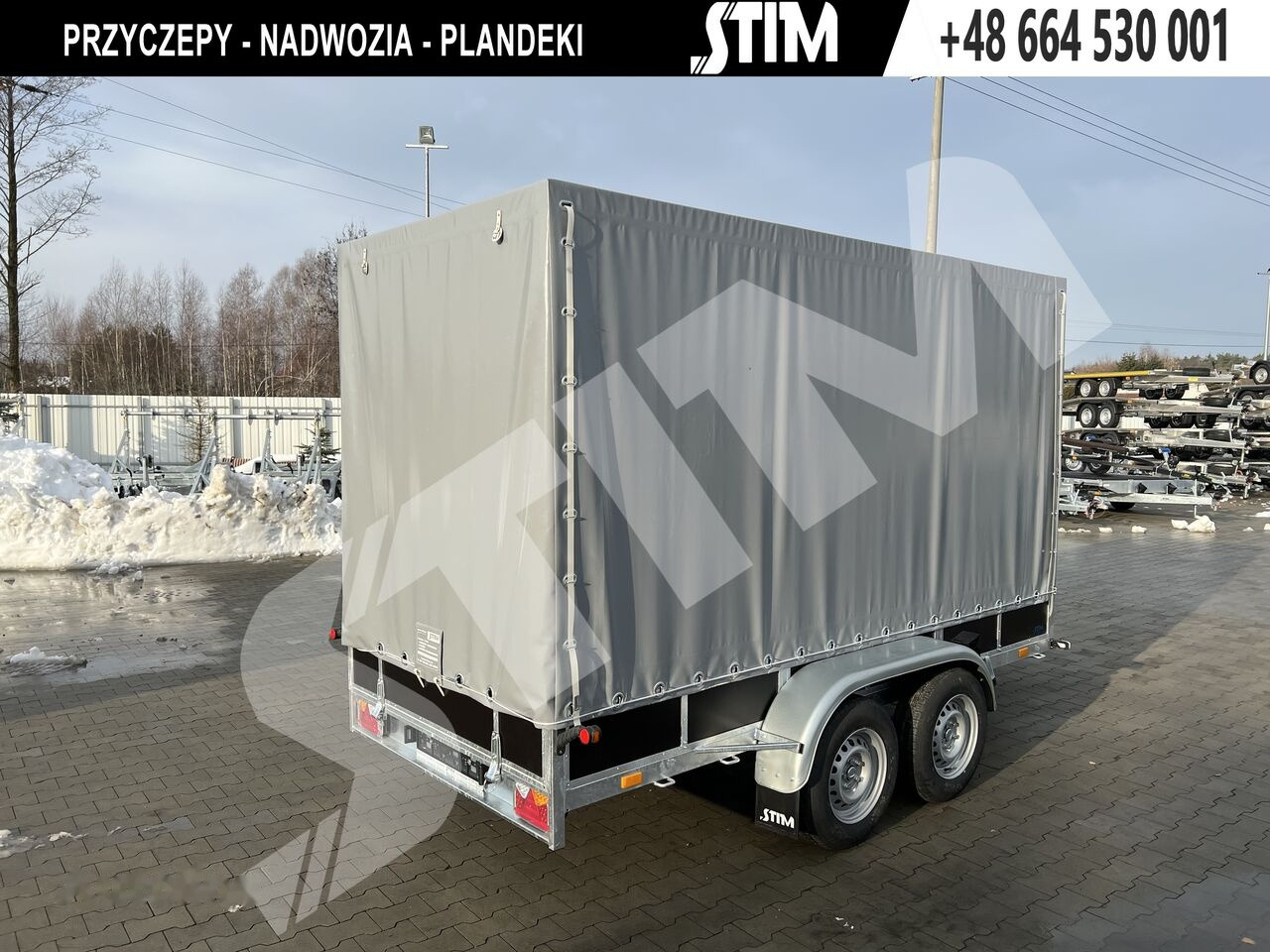 Stim S22-27/3516 - Remolque con toldo: foto 1 Stim S22-27/3516 - Remolque con toldo: foto 1