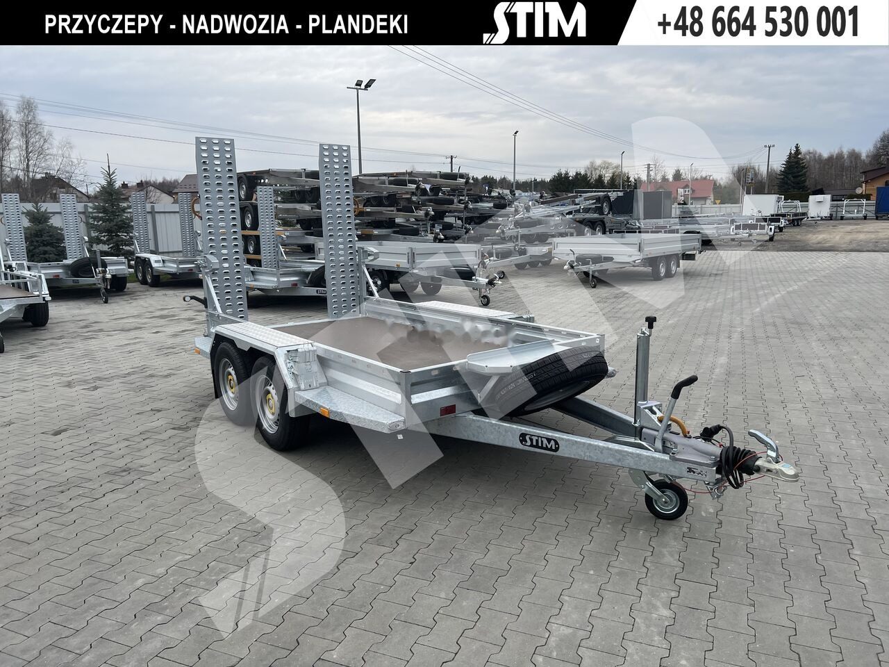 Stim S22/KP-KN/32-30 - Remolque porta maquinaria: foto 1 Stim S22/KP-KN/32-30 - Remolque porta maquinaria: foto 1