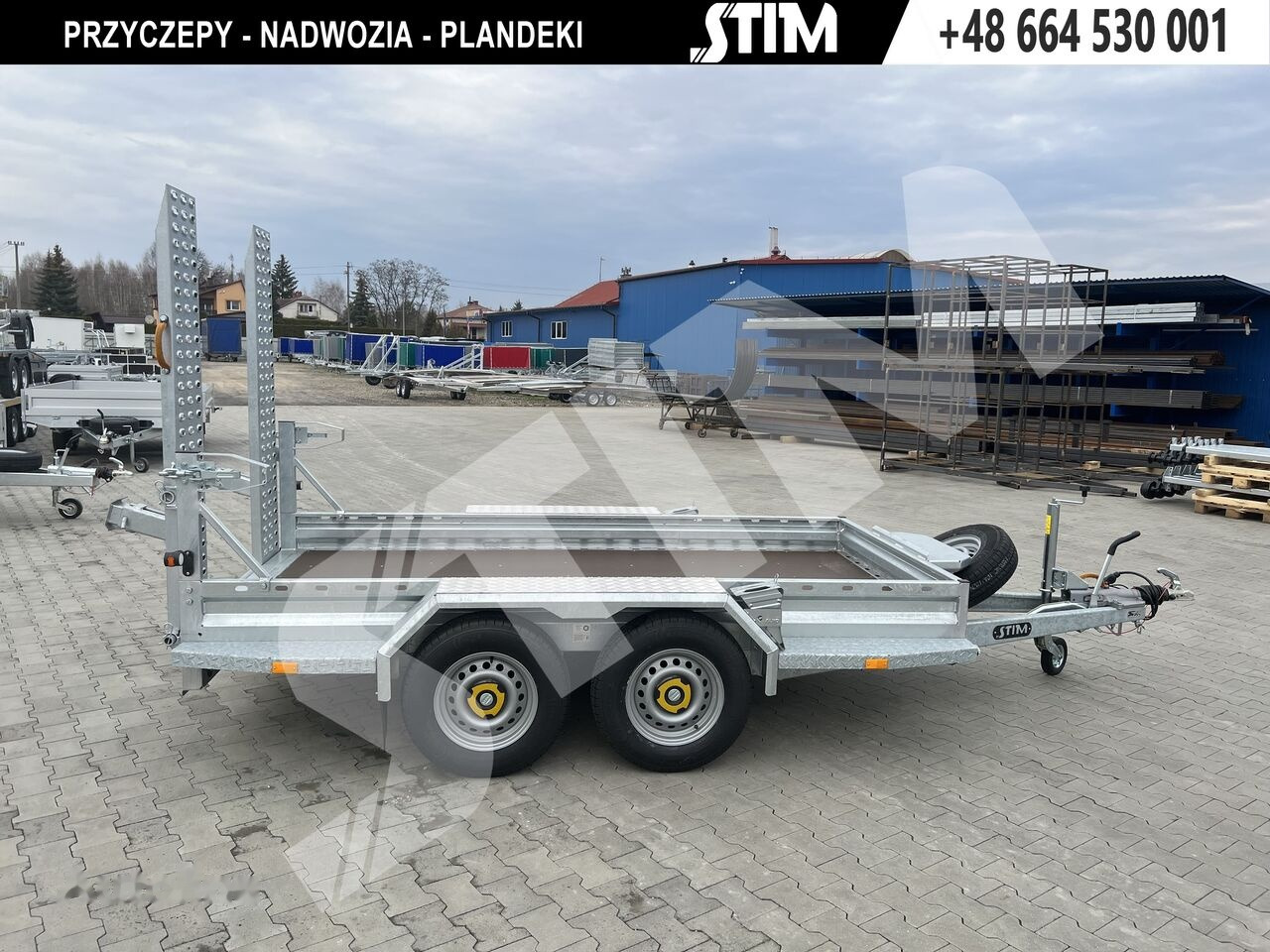 Remolque porta maquinaria nuevo Stim S22/KP-KN/32-30: foto 8