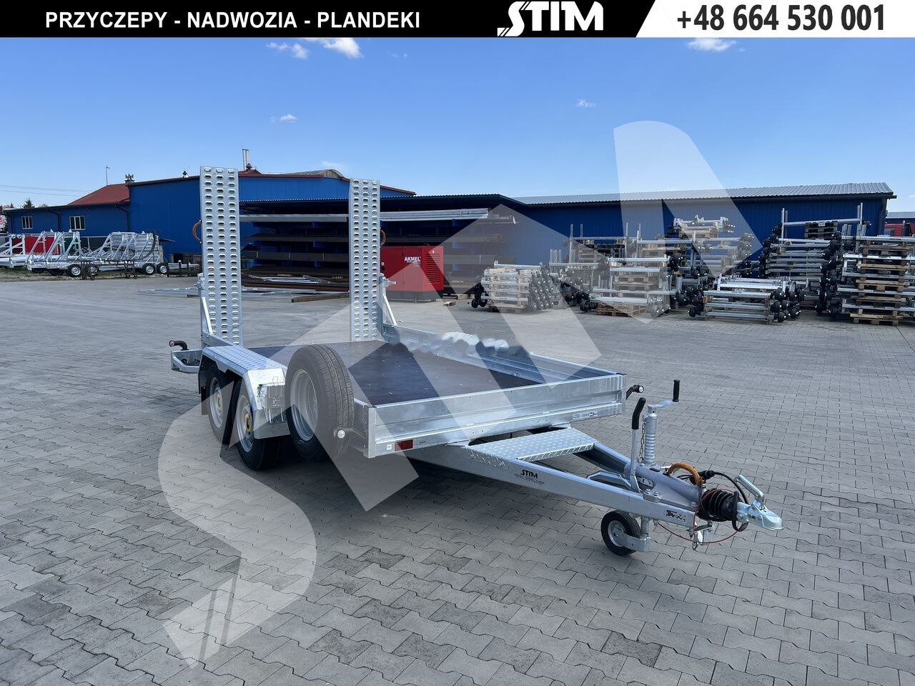 Stim S22/KP-KN/35-35 - Remolque porta maquinaria: foto 1 Stim S22/KP-KN/35-35 - Remolque porta maquinaria: foto 1