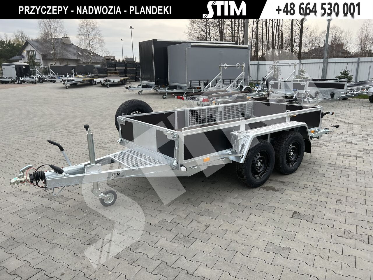 Stim S22/KP-ST/30-27 - Remolque porta maquinaria: foto 1 Stim S22/KP-ST/30-27 - Remolque porta maquinaria: foto 1