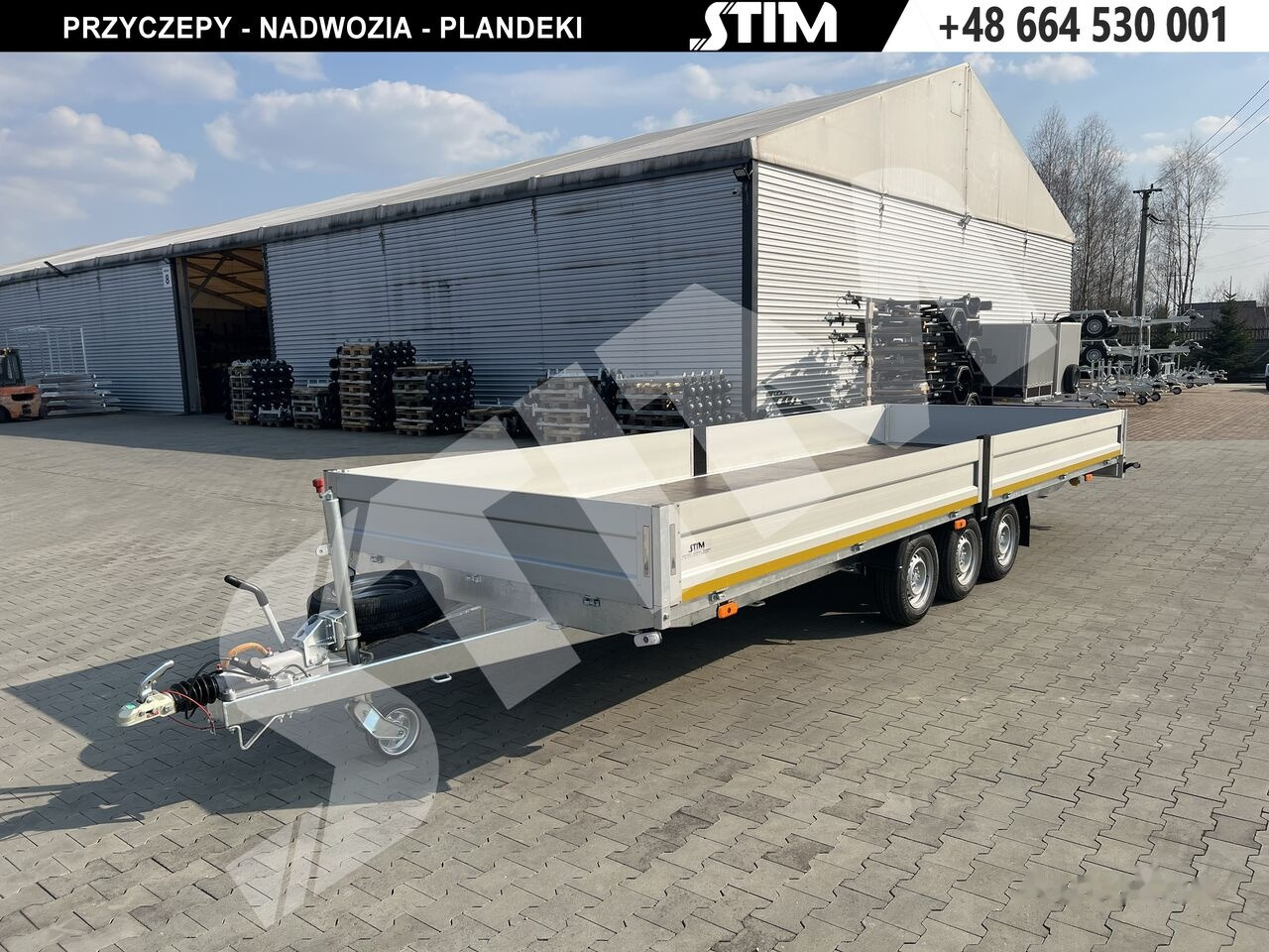 Stim S23/BR/35-6222 - Remolque plataforma/ Caja abierta: foto 1 Stim S23/BR/35-6222 - Remolque plataforma/ Caja abierta: foto 1