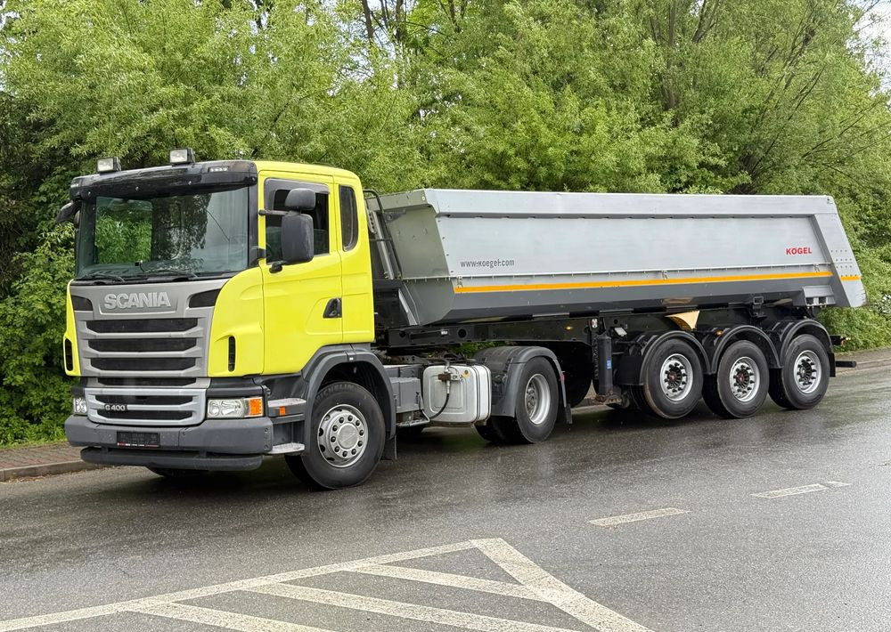 Scania * Zestaw * Scania G400 + Naczepa Kogel Kiper Wywrotka * Sprowadzony * Bardzo Dobry Stan * - Cabeza tractora: foto 3 Scania * Zestaw * Scania G400 + Naczepa Kogel Kiper Wywrotka * Sprowadzony * Bardzo Dobry Stan * - Cabeza tractora: foto 3