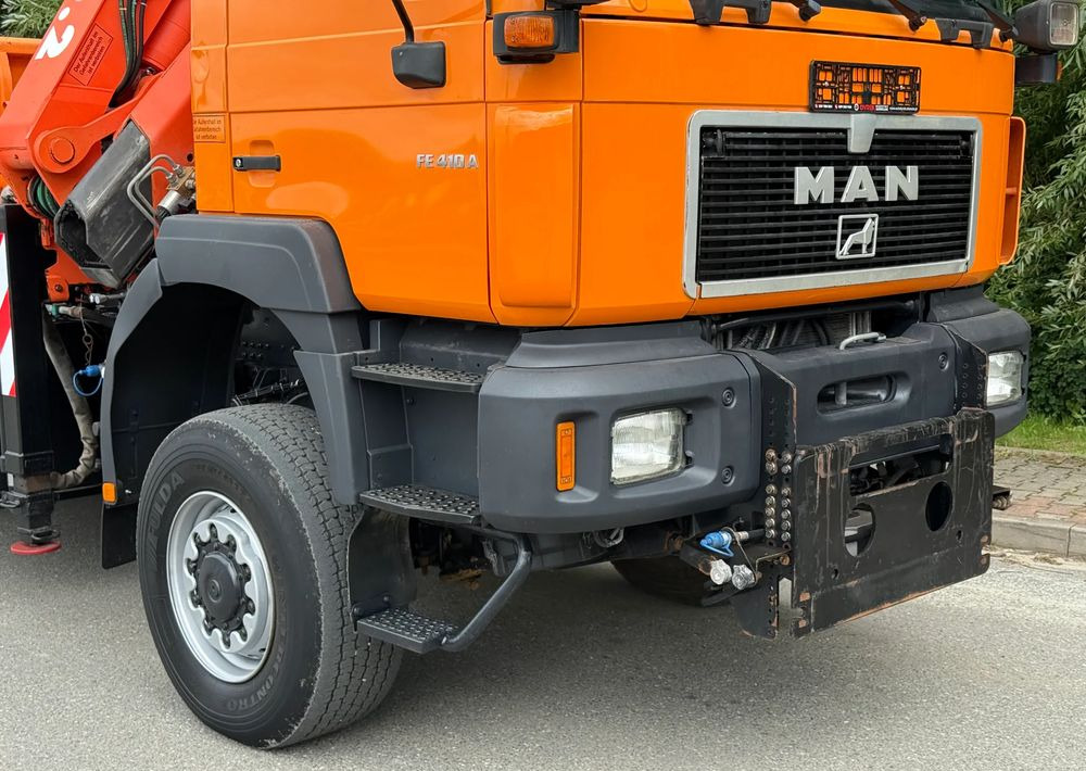 MAN * FE 410 A * MAN * 4x4 * HDS ATLAS 190 * Kiper Wywrotka * Bardzo Dobry Stan * Sprowadzony - Camión volquete, Camión grúa: foto 4 MAN * FE 410 A * MAN * 4x4 * HDS ATLAS 190 * Kiper Wywrotka * Bardzo Dobry Stan * Sprowadzony - Camión volquete, Camión grúa: foto 4