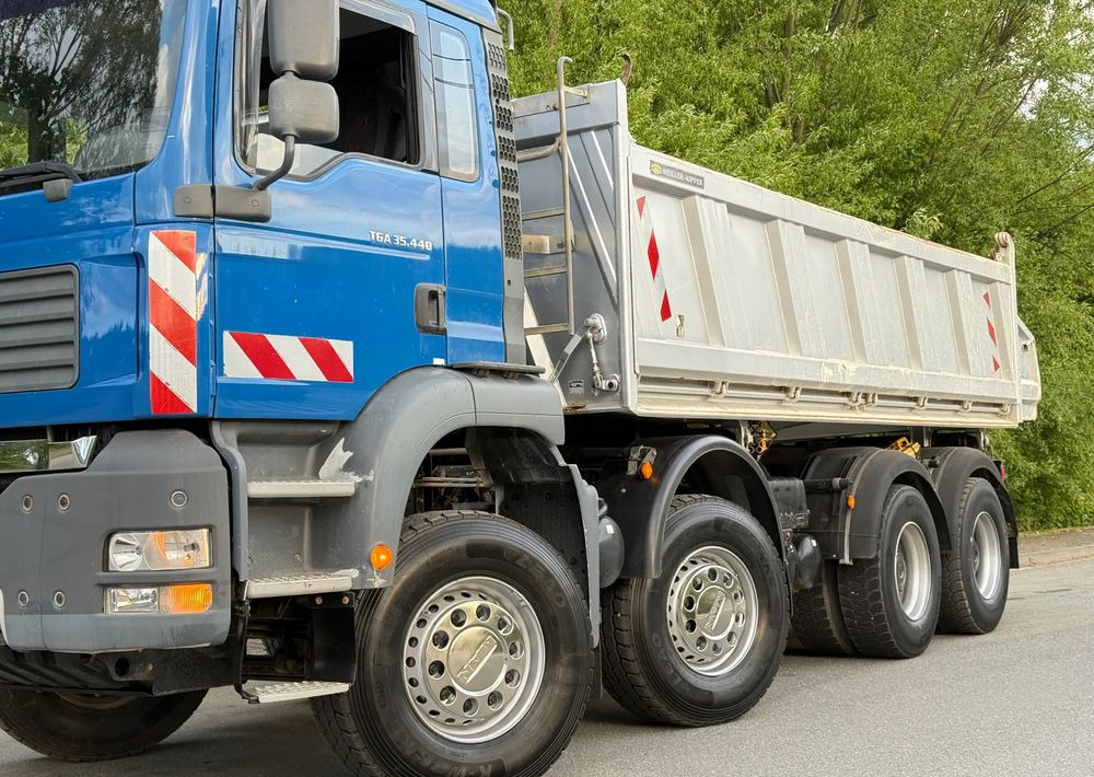 Camión volquete MAN * Kiper Meiller * Wywrotka * 35-440 *  MAN TGA 8X4 * Stan Perfekcyjny *: foto 6 Camión volquete MAN * Kiper Meiller * Wywrotka * 35-440 *  MAN TGA 8X4 * Stan Perfekcyjny *: foto 6