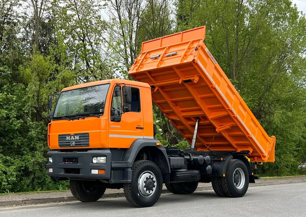 MAN * LE 280 B * MAN * 4x4 * Kiper Wywrotka x3 * Meiller * Sprowadzony * Stan Perfekcyjny * - Camión volquete: foto 1 MAN * LE 280 B * MAN * 4x4 * Kiper Wywrotka x3 * Meiller * Sprowadzony * Stan Perfekcyjny * - Camión volquete: foto 1