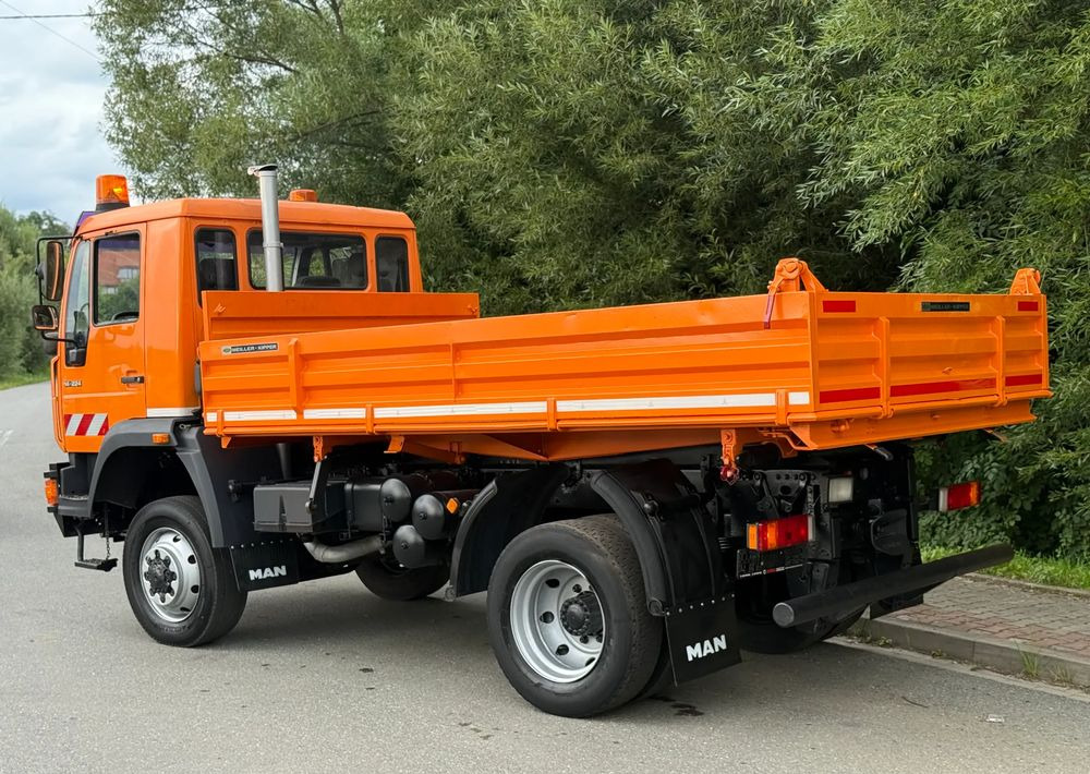Camión volquete MAN * MAN 14-220 * Kiper Wywrotka Meiller * 4x4 * Zimowe Utrzymanie * Unimog *: foto 20