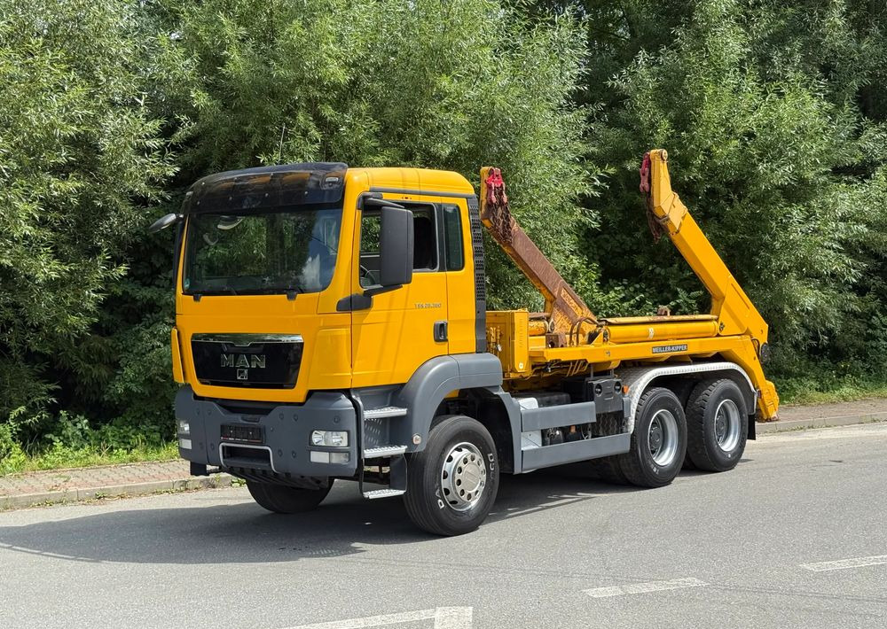 MAN * Sprowadzony * MAN TGS * 6x4 * Bramowiec * Bardzo Dobry Stan * Meiller Kiper * - Camión portacontenedor de cadenas: foto 1 MAN * Sprowadzony * MAN TGS * 6x4 * Bramowiec * Bardzo Dobry Stan * Meiller Kiper * - Camión portacontenedor de cadenas: foto 1