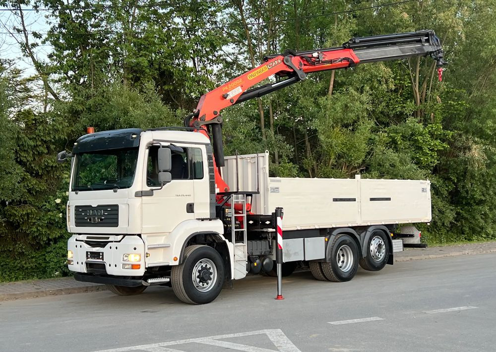 MAN * TGA 26-440 * 4x6 Hydrodrive * HDS Palfinger PK 20002 * Bardzo Dobry Stan - Camión grúa, Camión caja abierta: foto 1 MAN * TGA 26-440 * 4x6 Hydrodrive * HDS Palfinger PK 20002 * Bardzo Dobry Stan - Camión grúa, Camión caja abierta: foto 1