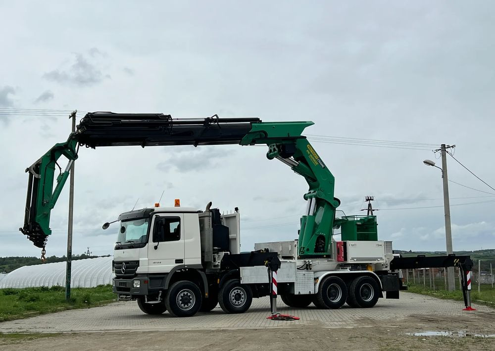 Mercedes-Benz * HDS Palfinger 150002 + FLY JIB PJ 170 * Mercedes Actros 8x6 * Dźwig * 40 TON * Wyciągarka * 35 Metrów * Kosz * - Camión grúa: foto 1 Mercedes-Benz * HDS Palfinger 150002 + FLY JIB PJ 170 * Mercedes Actros 8x6 * Dźwig * 40 TON * Wyciągarka * 35 Metrów * Kosz * - Camión grúa: foto 1