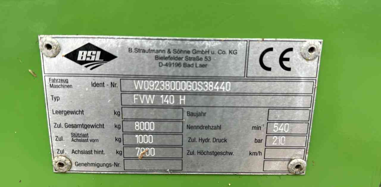 Remolque agrícola Strautmann FWH 140 H: foto 7 Remolque agrícola Strautmann FWH 140 H: foto 7