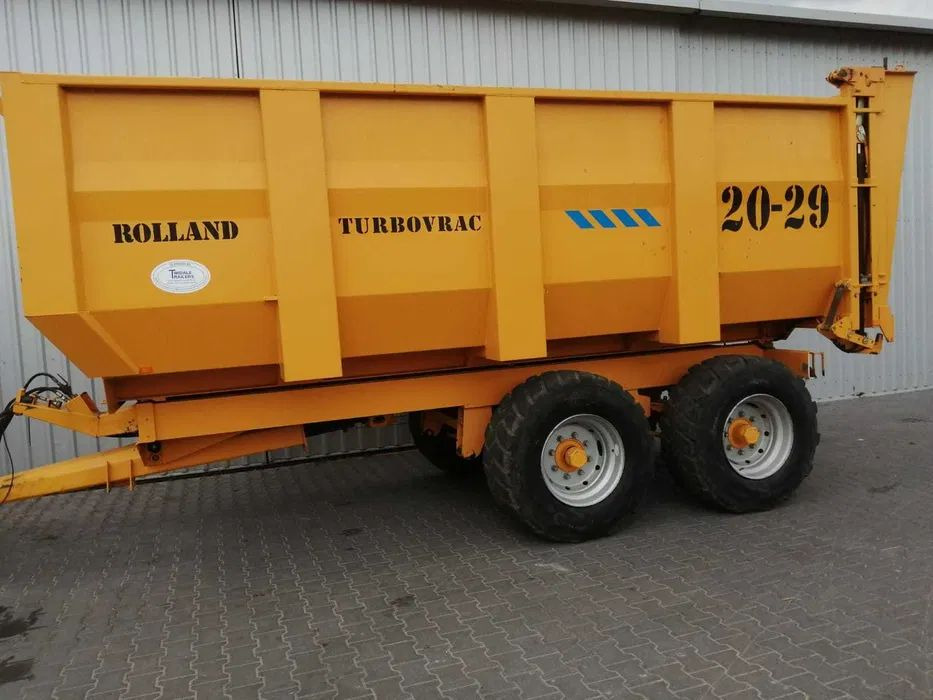 Przyczepa skorupowa 16 ton ROLLAND 20-29 TURBOVRAC - Remolque agrícola: foto 1 Przyczepa skorupowa 16 ton ROLLAND 20-29 TURBOVRAC - Remolque agrícola: foto 1