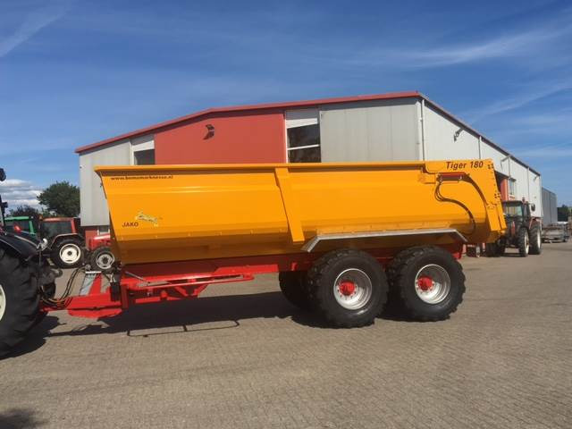 Jako Tiger 180 Landbouwkipper, Kiepwagen - Remolque volquete agrícola: foto 1 Jako Tiger 180 Landbouwkipper, Kiepwagen - Remolque volquete agrícola: foto 1