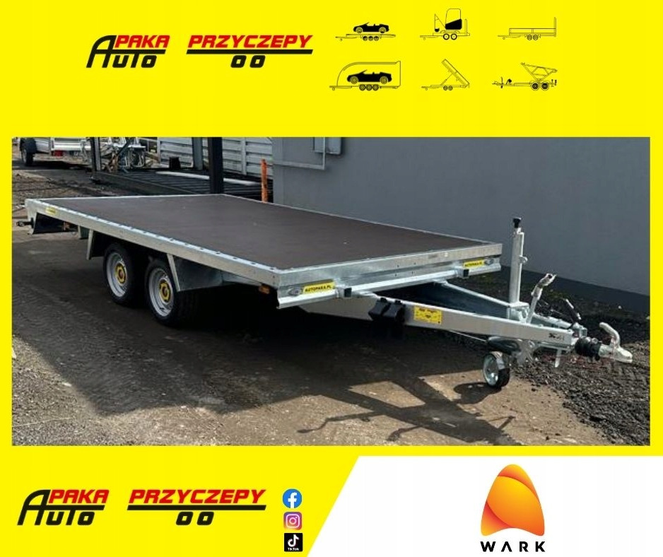 PLATFORMY PRZYCZEPA 4x2 WARK DMC 2700 / WARK 4x2 Platform Trailer DMC 2700 - Remolque plataforma/ Caja abierta: foto 1 PLATFORMY PRZYCZEPA 4x2 WARK DMC 2700 / WARK 4x2 Platform Trailer DMC 2700 - Remolque plataforma/ Caja abierta: foto 1