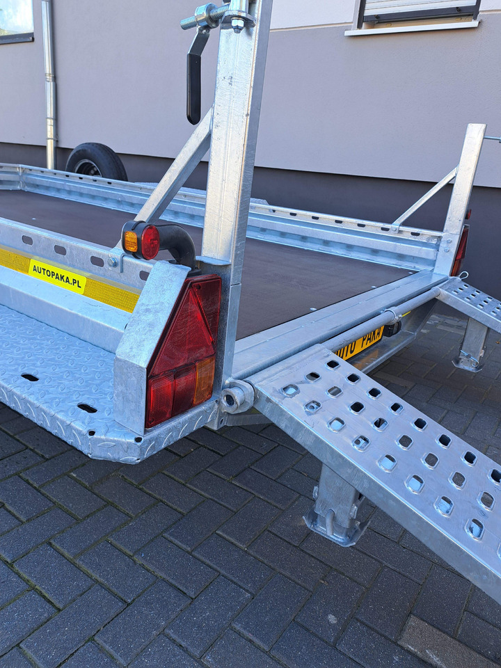 Remolque porta maquinaria nuevo PRZYCZEPA LAWETA DO MINIKOPARKI KOPARKI 3 OSIE / MINI EXCAVATOR TRANSPORTER TRAILER 3 AXLES: foto 8