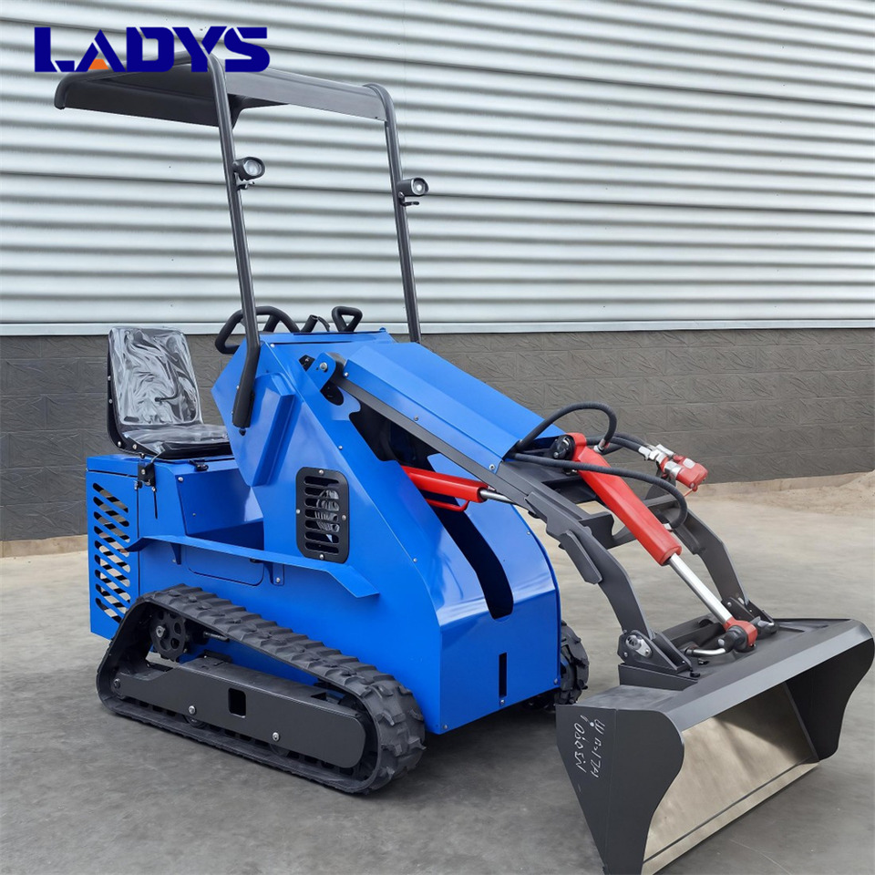 LADYS Free Shipping Mini Skid Steer Loader Compact Track Electric/Diesel Chinese Mini Skid Steer Loader For Sale With Mini Skid Steer Attachments 4 In 1 Bucket - Minicargadora: foto 5 LADYS Free Shipping Mini Skid Steer Loader Compact Track Electric/Diesel Chinese Mini Skid Steer Loader For Sale With Mini Skid Steer Attachments 4 In 1 Bucket - Minicargadora: foto 5